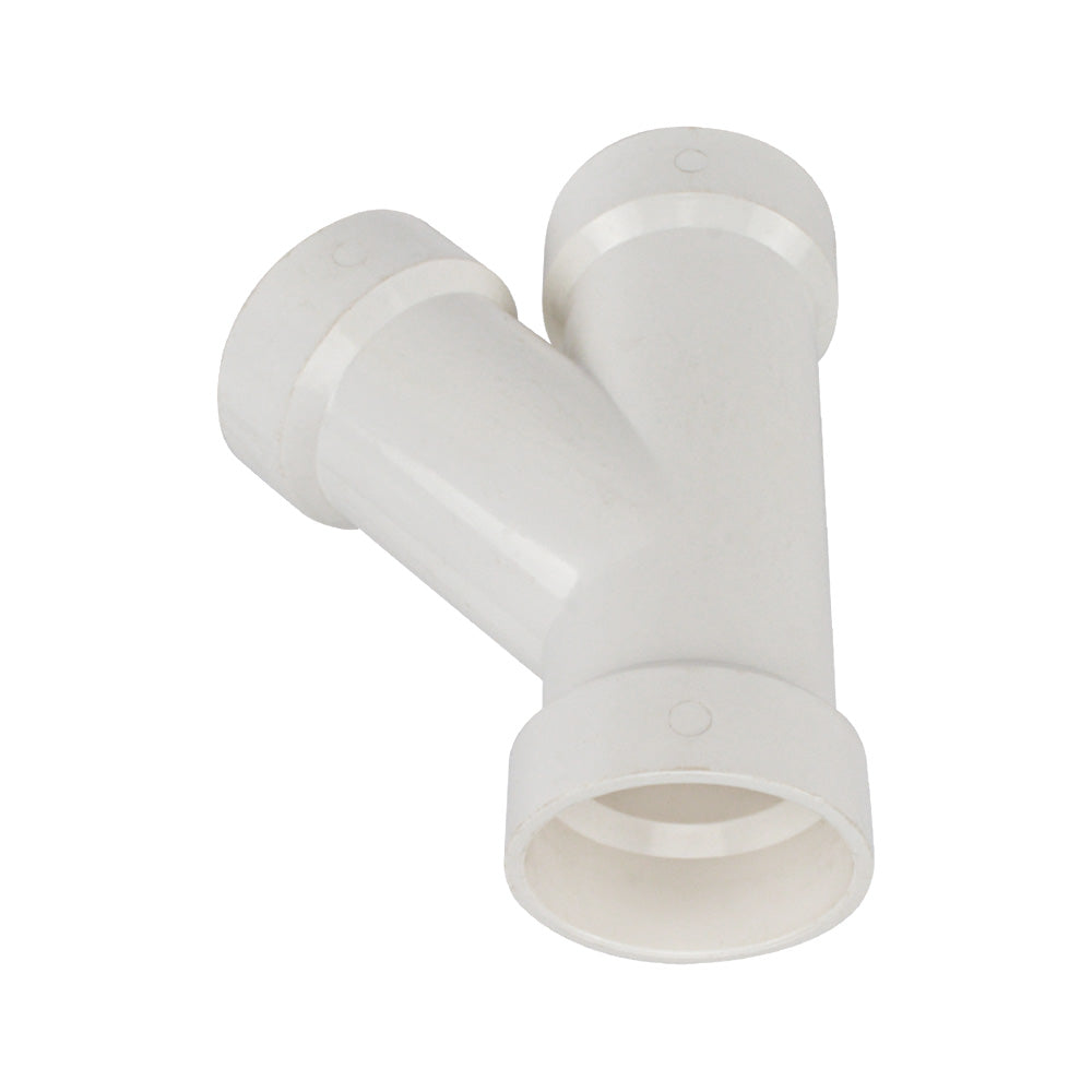 PVC DWV WYE connector (full hub)