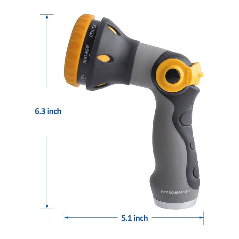 HYDRO MASTER Adjustable Water Gun, Garden Hose Nozzle and Spray Nozzle.