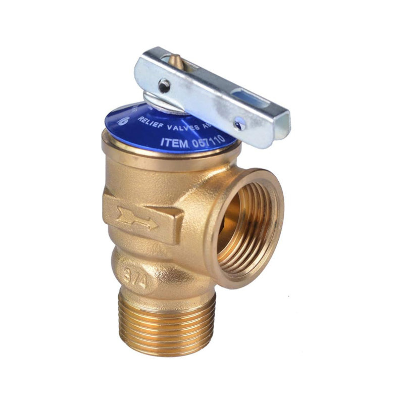 HYDRO MASTER Tankless Water Heater Service Valve Kit with Pressure Relief Valve Included 2 pcs SWT Connections, 1-Inch IPS Isolator Clean Brass
