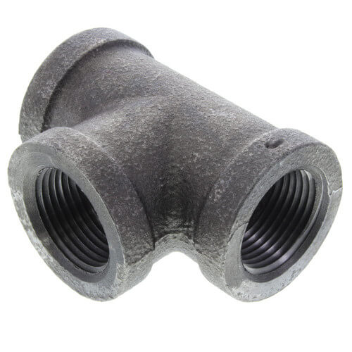 HYDRO MSATER NPT Thread Cast Iron Black Fittings Tee Iron Pipe Fittings