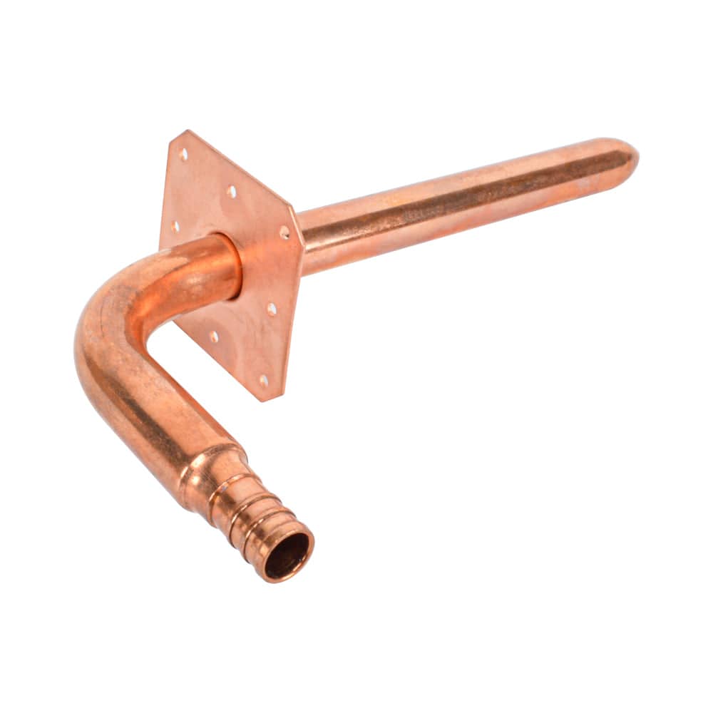 HYDRO MSATER 1/2" PEX COPPER STUB OUT ELBOW W/EAR - watertech plumbing supply