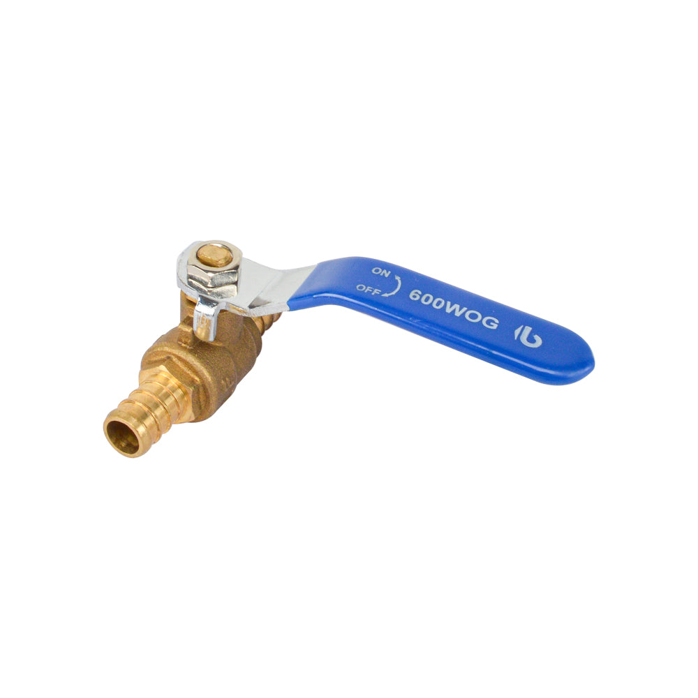 HYDRO MASTER PEX Brass Ball Valve,Lead Free Brass,ASIN F1807, 600WOG