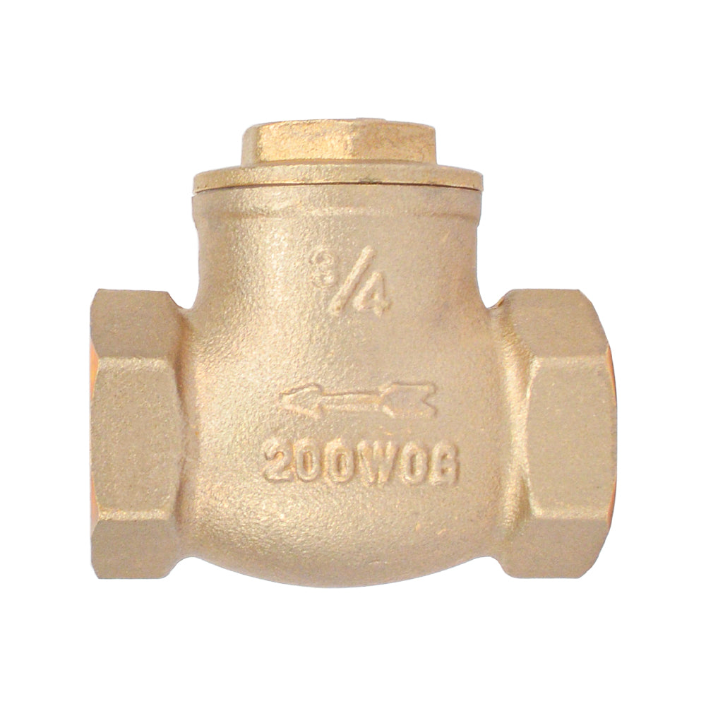 HYDRO MASTER Female Thread Brass Swing Check Valve
