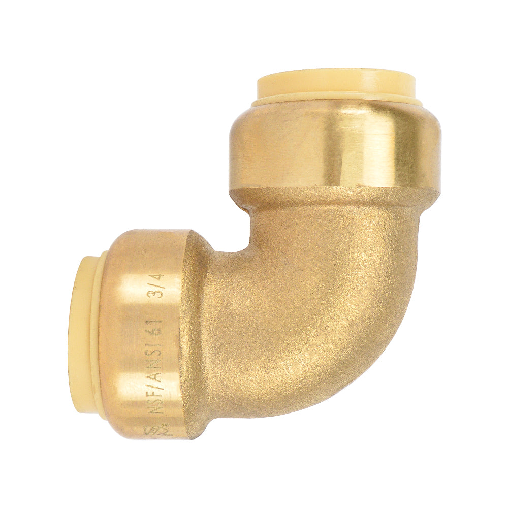 Push-Fit 90° Elbow Brass Fitting