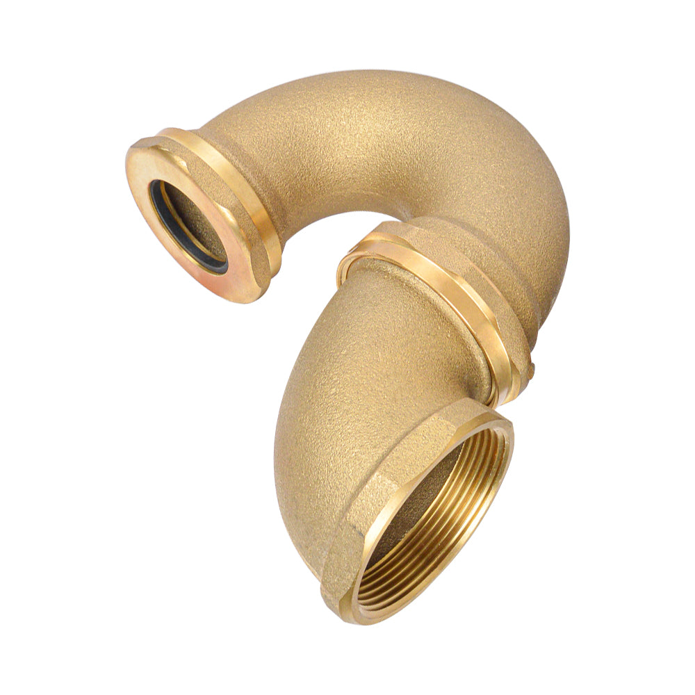 HYDRO MSATER LA TRAP L/CLEAN-OUT Brass Drain Trap