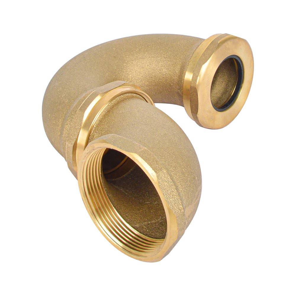 HYDRO MSATER LA TRAP L/CLEAN-OUT Brass Drain Trap - watertech plumbing supply