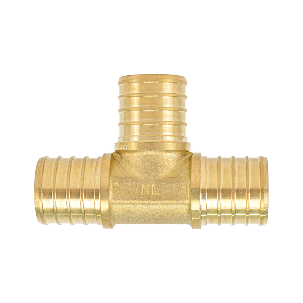 HYDRO MSATER Lead Free Brass PEX Reducing Tee Crimp Fitting Pex Fitting