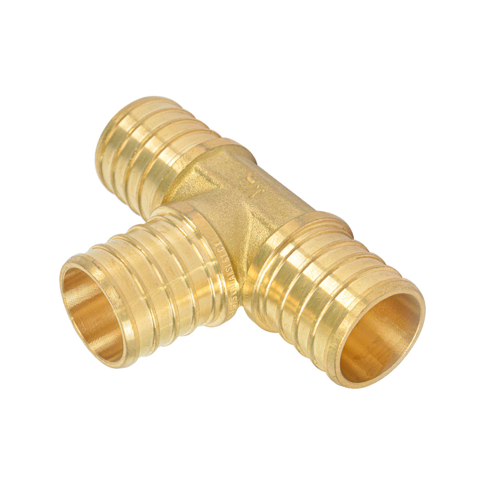 HYDRO MSATER Lead Free Brass PEX Reducing Tee Crimp Fitting Pex Fitting