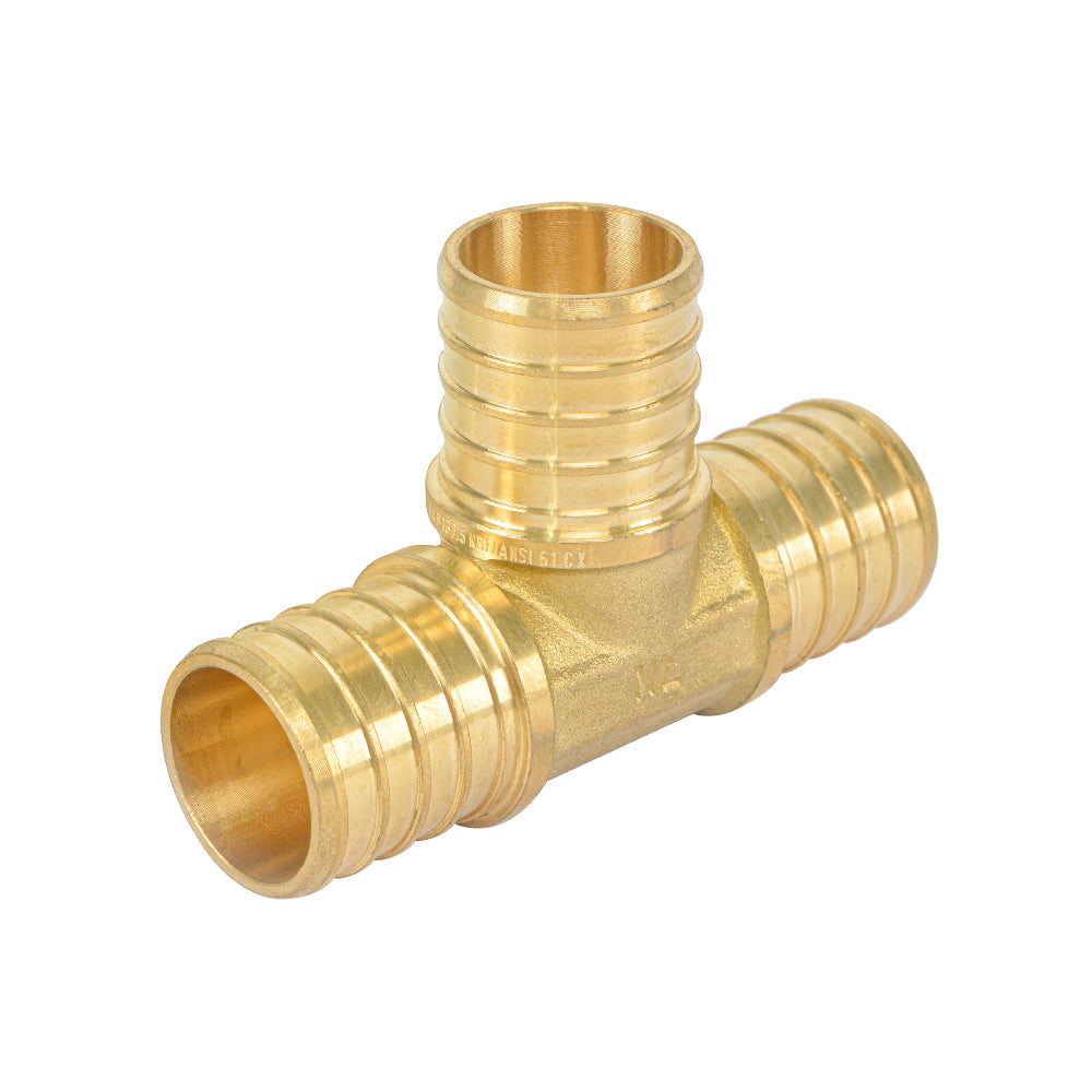 HYDRO MSATER Lead Free Brass PEX Reducing Tee Crimp Fitting Pex Fitting