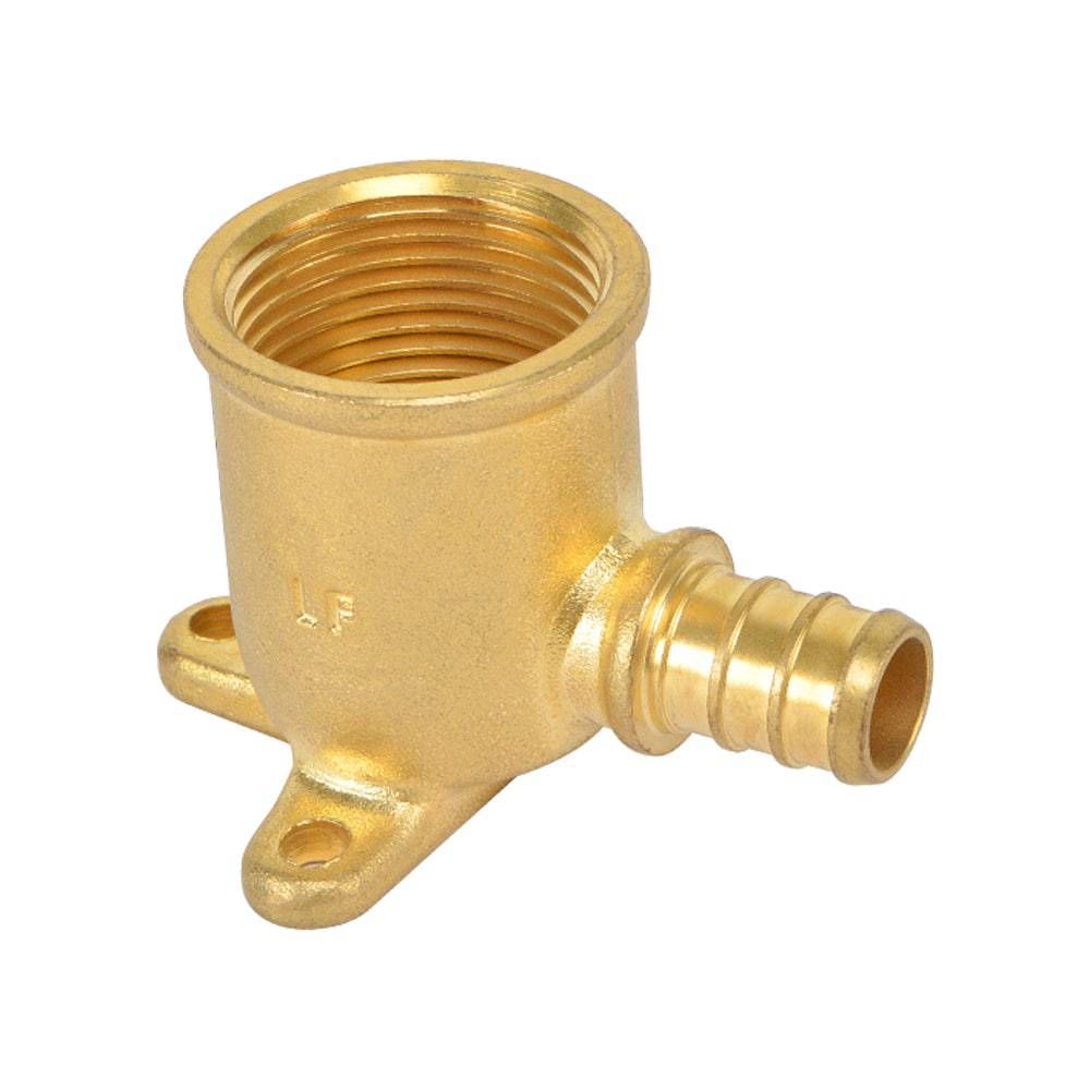 HYDRO MSATER Lead Free Brass Drop Ear Elbow PEX Fitting - watertech plumbing supply