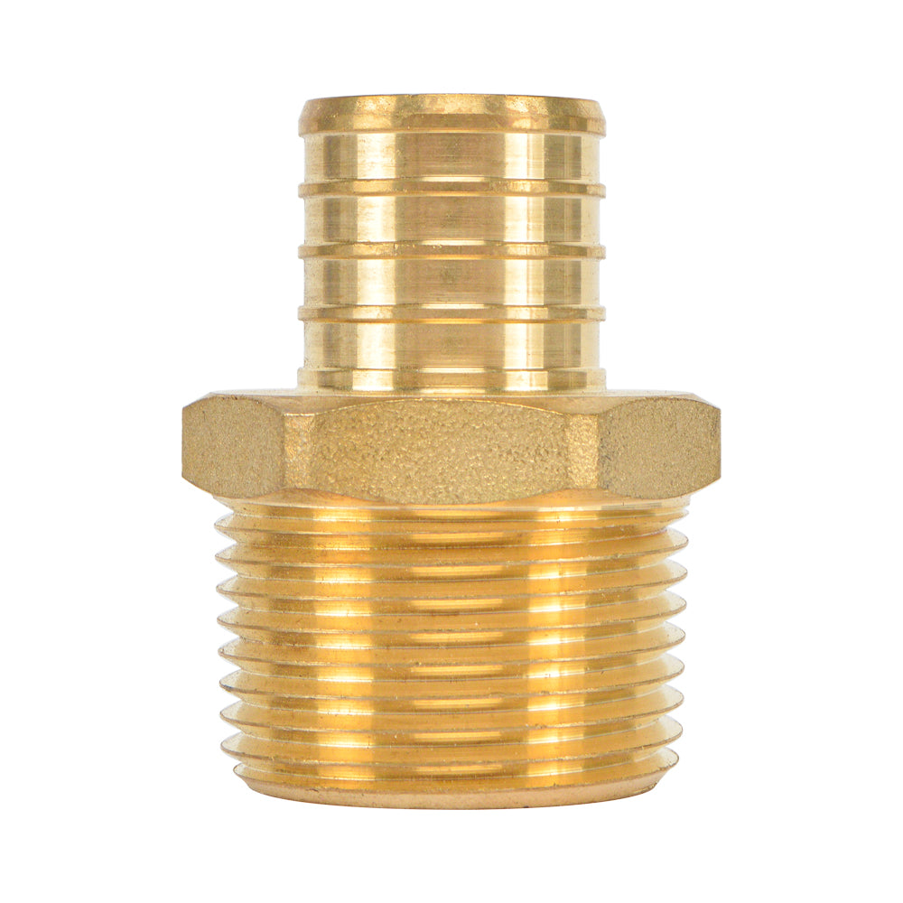 HYDRO MSATER Lead Free Brass Male Adapter NSF Certified Pex Fitting, PEX x MNPT Connection