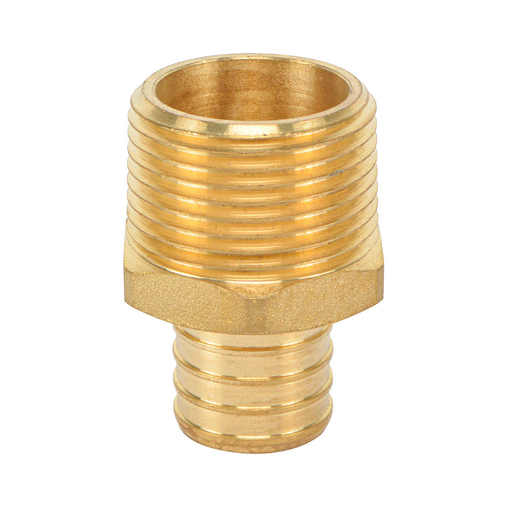 HYDRO MSATER Lead Free Brass Male Adapter NSF Certified Pex Fitting, PEX x MNPT Connection