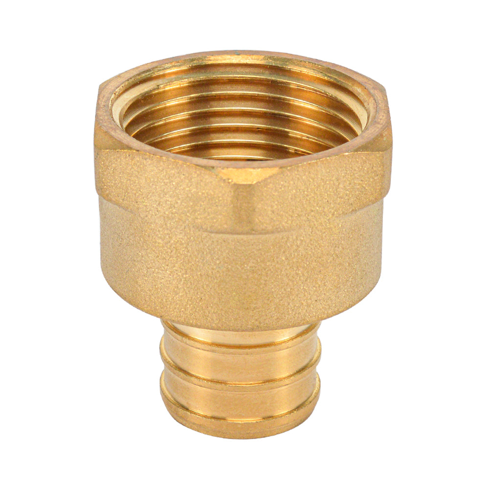 HYDRO MSATER NSF Brass Female Adapter PEX Fitting, PEX x FNPT Connection