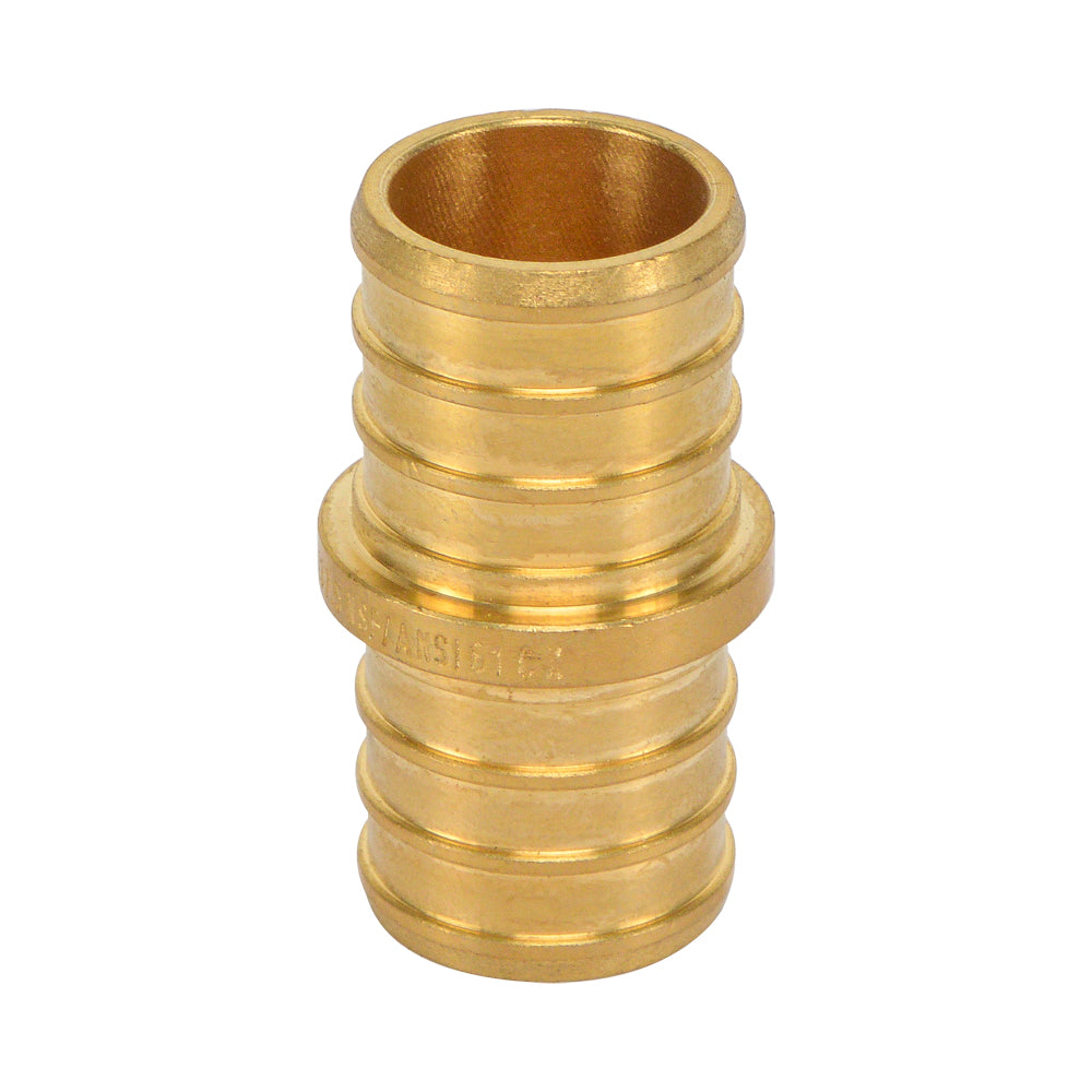 HYDRO MSATER Lead Free Brass Reducing Coupling Pipe Pex Fitting, PEX x PEX Connection