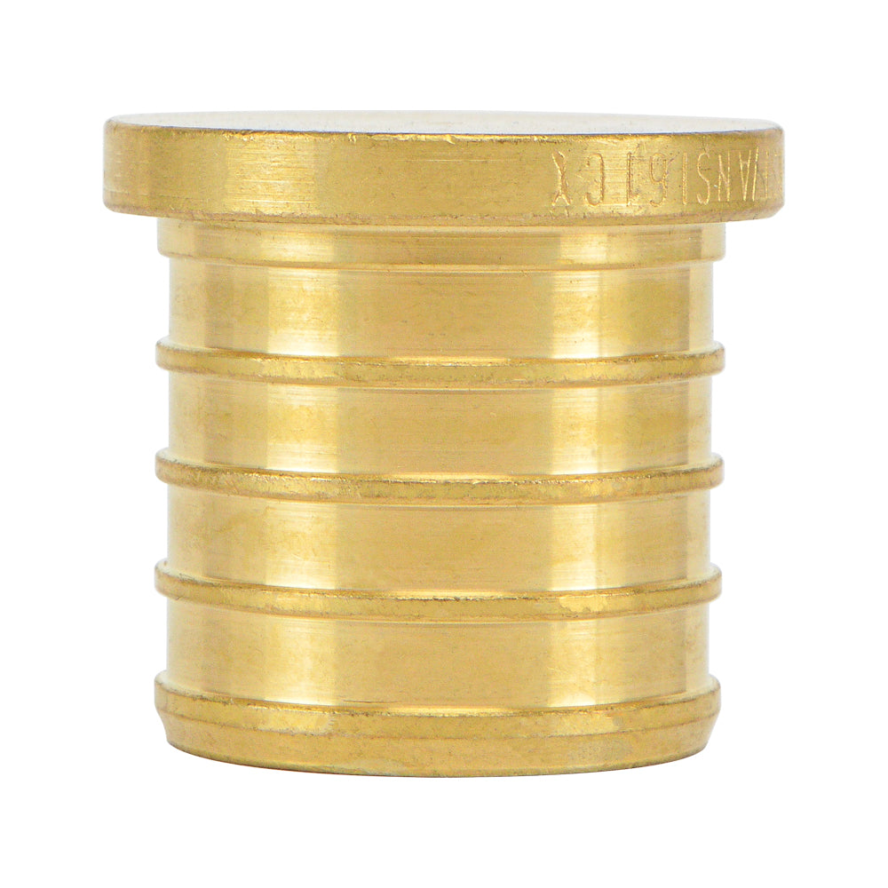 HYDRO MSATER Lead Free Brass Test Plug Pex Fitting, PEX End Connection