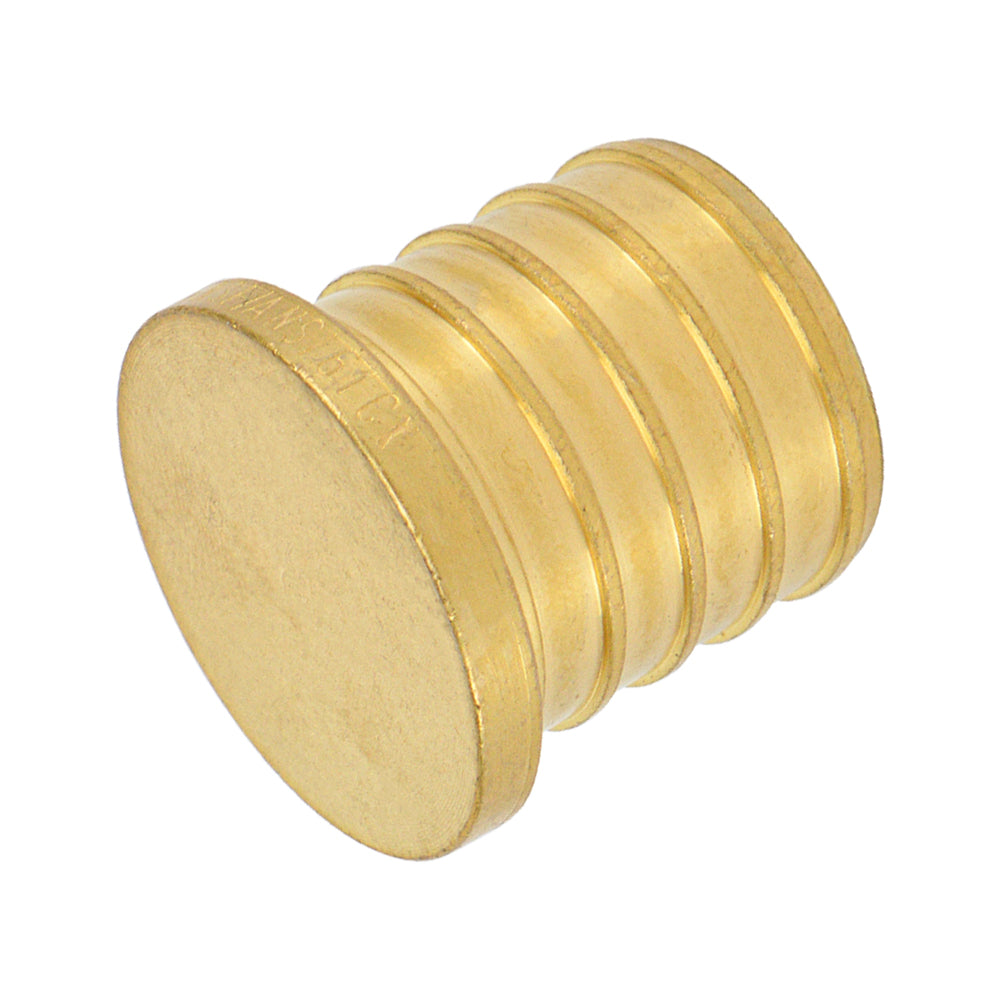 HYDRO MSATER Lead Free Brass Test Plug Pex Fitting, PEX End Connection