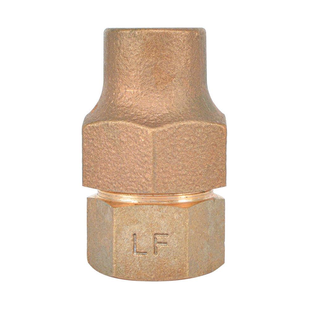 1" - 2" Lead Free Bronze F.I.P. Coupling Flare Fittings