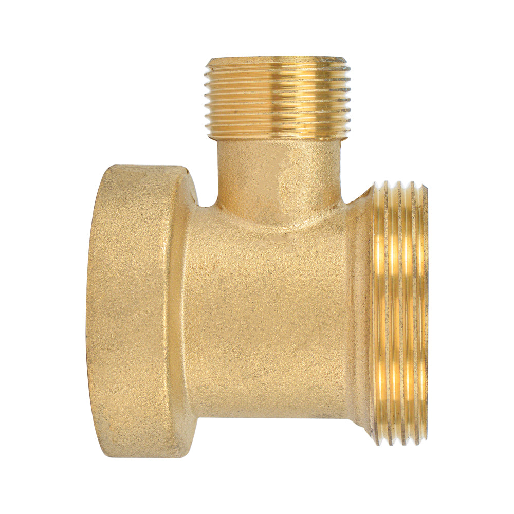 1-1/2" NPT Thread Brass Nut Washer Brass Nut Slip Tee
