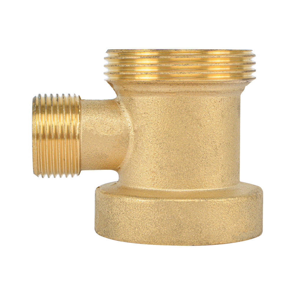 1-1/2" NPT Thread Brass Nut Washer Brass Nut Slip Tee