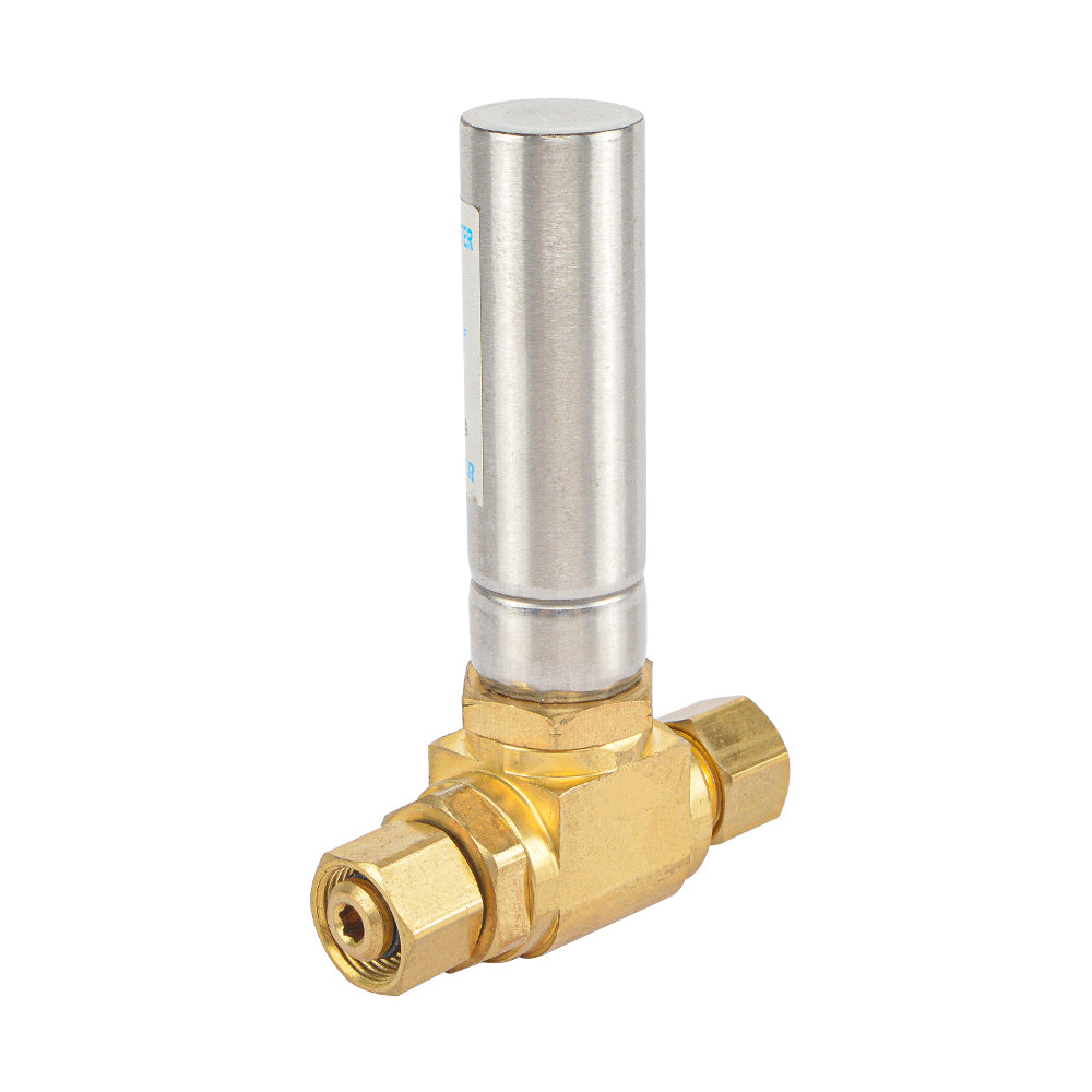 HYDRO MASTER Lead Free Brass Tee Water Hammer Arrestors with Stainless Steel Tube