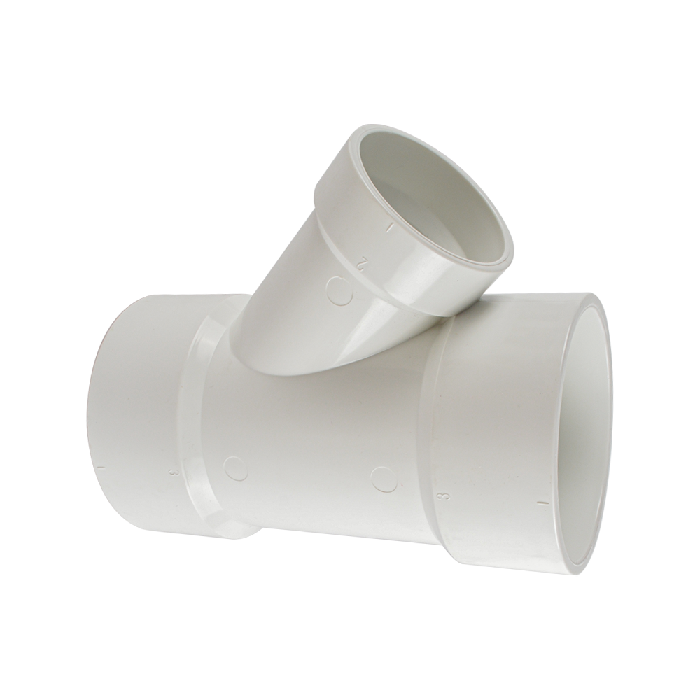 PVC DWV Reducing WYE Fittings (Full Hub)