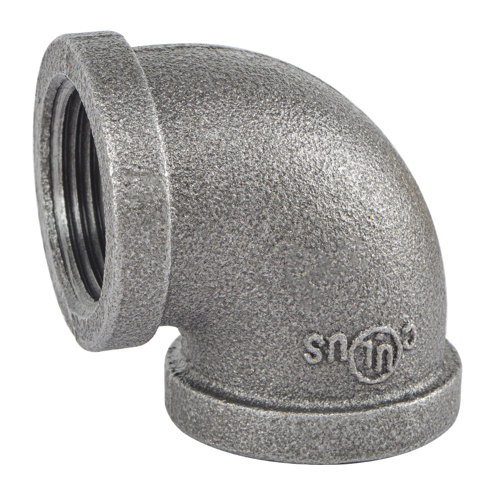 HYDRO MSATER NPT Thread Black Fittings 90° Elbow Iron Pipe Malleable Fittings