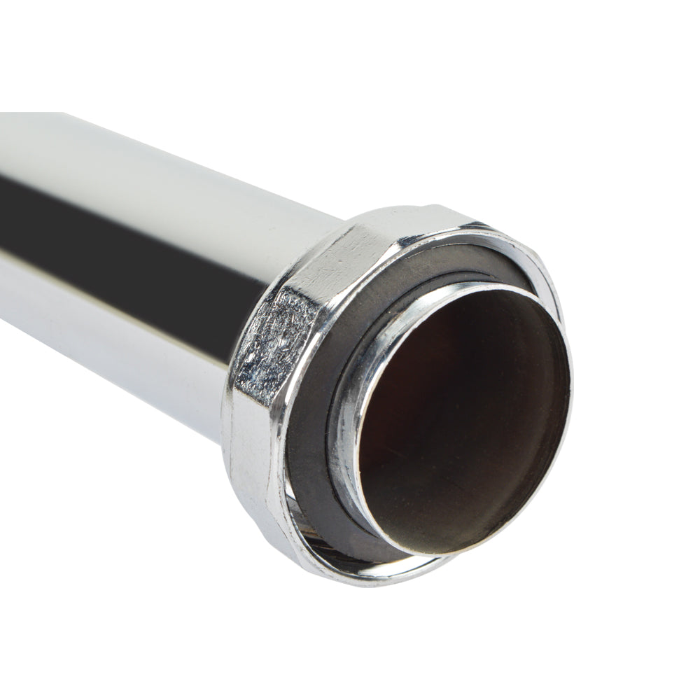 HYDRO MASTER Chrome Plated Brass Slip Joint Elbow