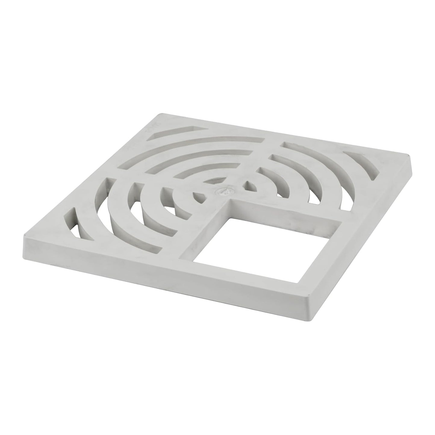 Square PVC Top Grate, White Drain Cover - watertech plumbing supply