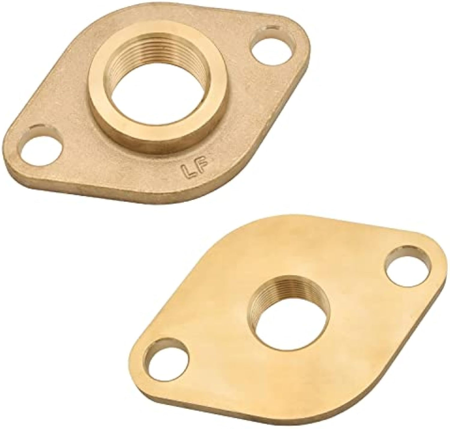 HYDRO MASTER Solid Brass Flange Kit with Gaskets, NPT thread, For Radiant Heating Systems