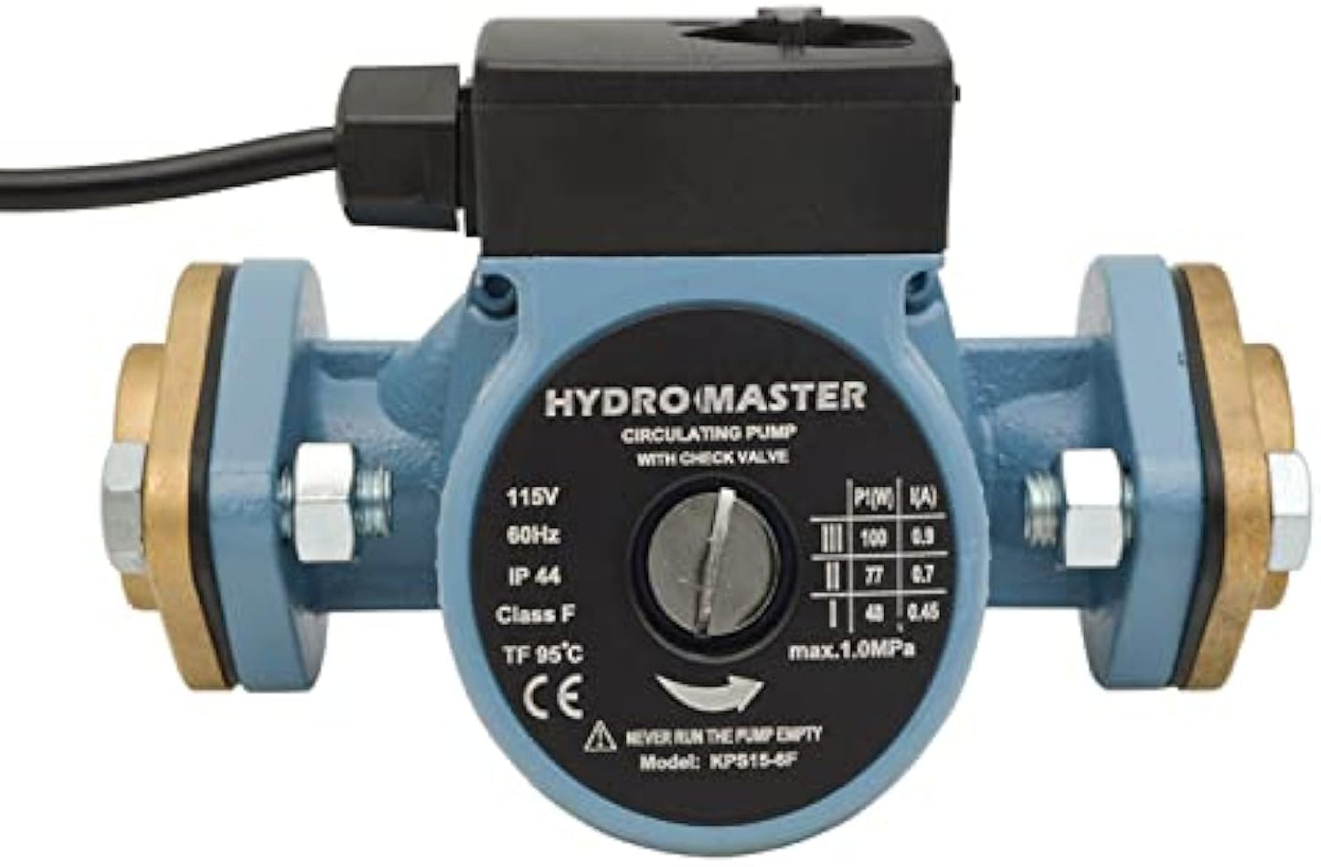 HYDRO MASTER Solid Brass Flange Kit with Gaskets, NPT thread, For Radiant Heating Systems