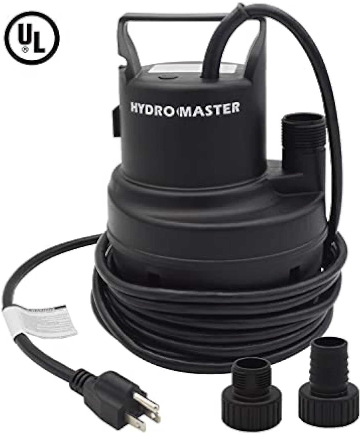 HYDRO MASTER Tankless Water Heater Flush kit,Includes 1/6HP Pump, 3.2 Gallon Pail With Screw Top Lid, Two 3/4-inch GHT x 6 FT Color Coded Rubber Hoses.