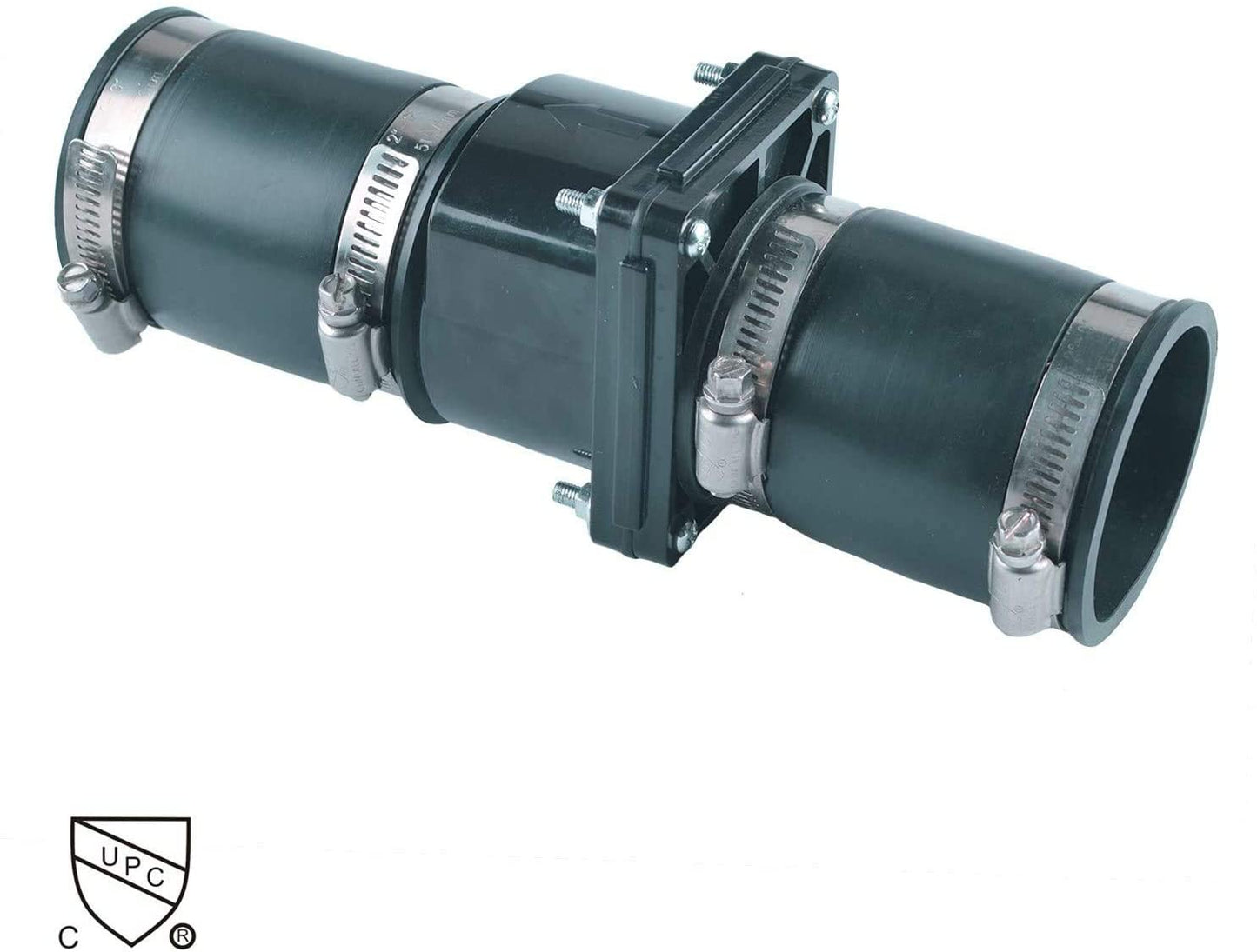 Hydro Master 2 inch Plastic Sump Pump Check Valve with Stainless Steel Clamps