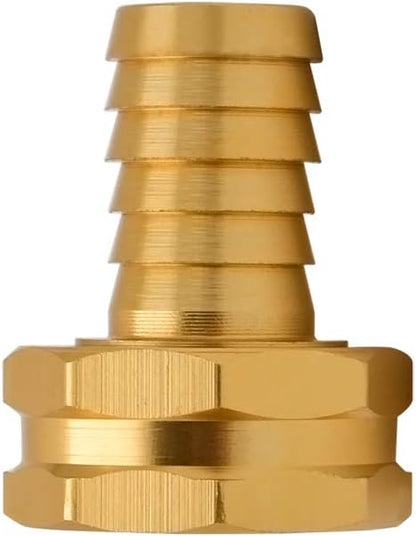 HYDRO MASTER Garden Hose Repair Connector with Clamps,3/4" GHT x 5/8" Barbed with Stainless Steel Clamp,3 Set