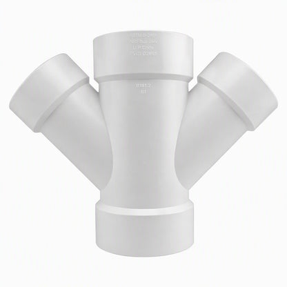 PVC Reducing Double Wye - watertech plumbing supply