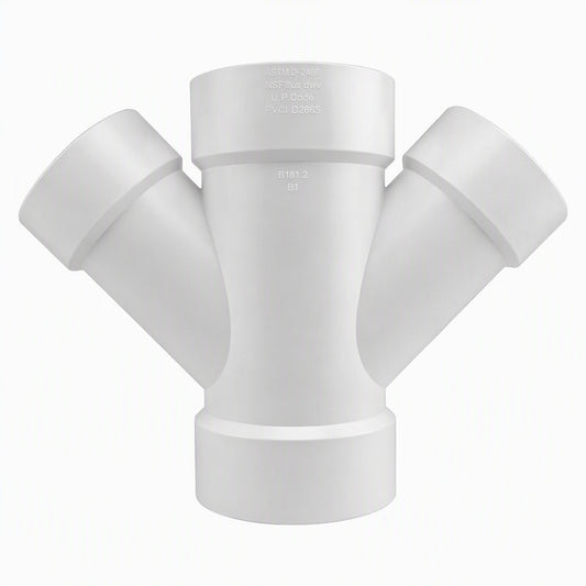 PVC Reducing Double Wye - watertech plumbing supply