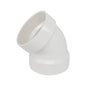 PVC DWV fittings 1/8 elbow (hub x hub)