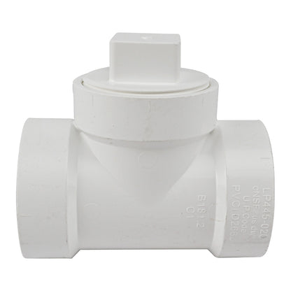 PVC Cleanout Tee w/ C.O Plug - watertech plumbing supply