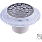 Hydro Master No-hub Bolt-down 2 inch or 3 inch PVC Shower Drain/Floor Drain with 4 inches Stainless Steel Round Strainer