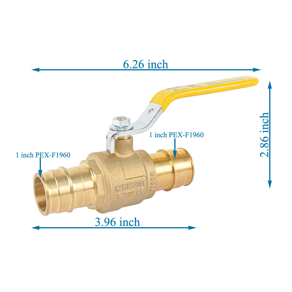 Lead Free Expansion PEX F1960 Ball Valve