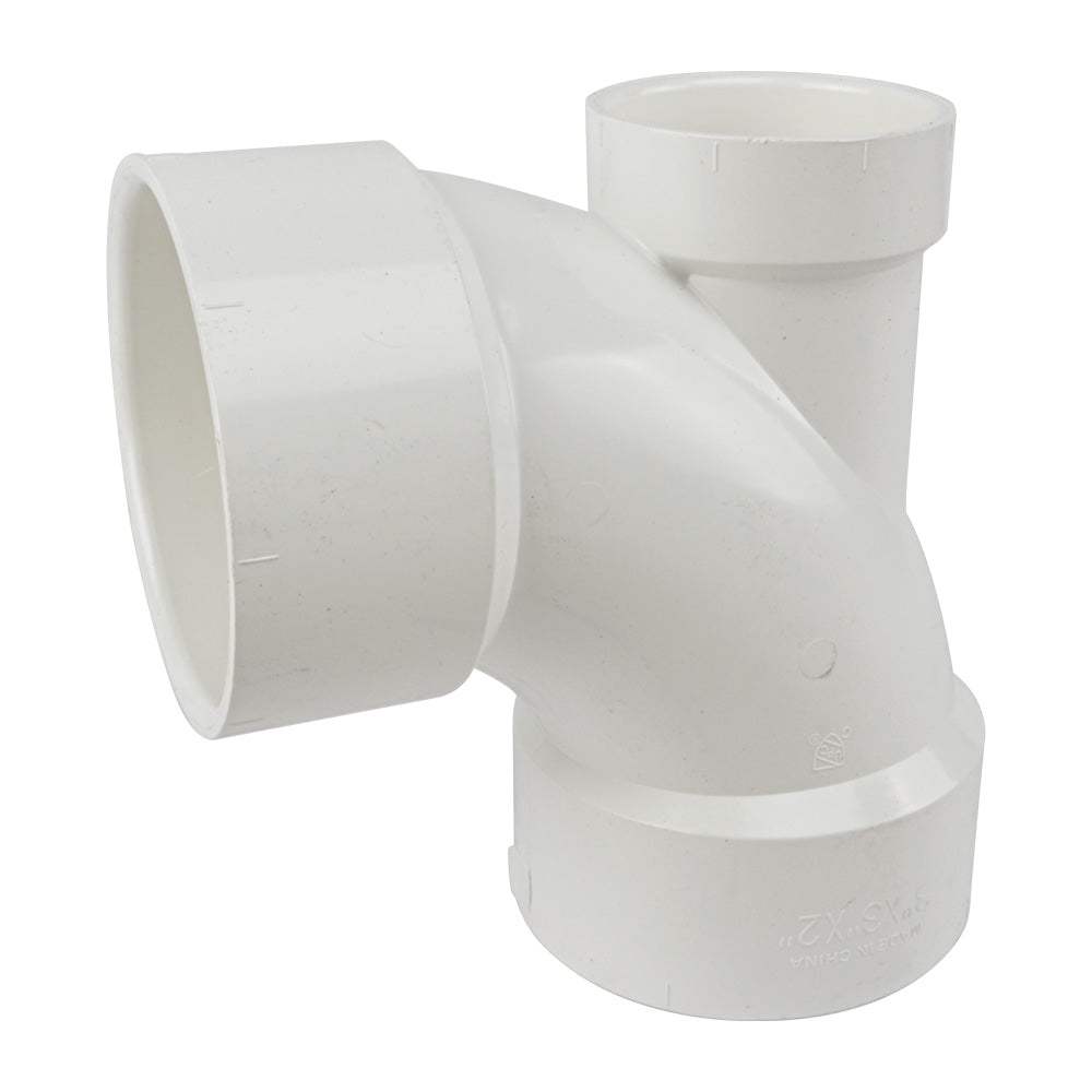 PVC 90 Elbow with Low Heel Inlet - watertech plumbing supply