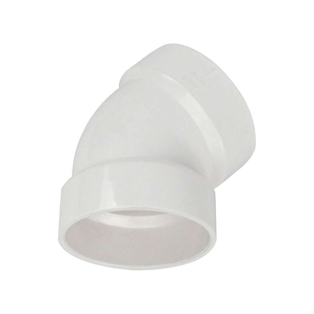 PVC DWV fittings 1/8 elbow (hub x hub)