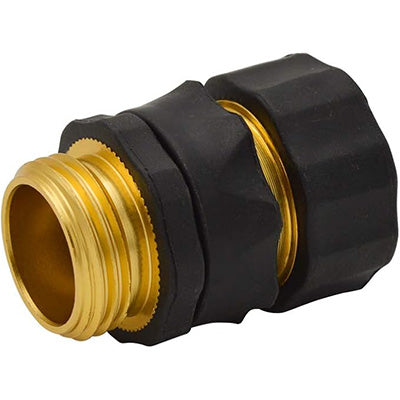 HYDRO MASTER 3/4" Garden Hose Quick Connector with Auto Shut-Off,Fits All Garden Hose. (Aluminum)