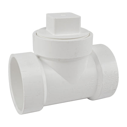 PVC Cleanout Tee w/ C.O Plug - watertech plumbing supply