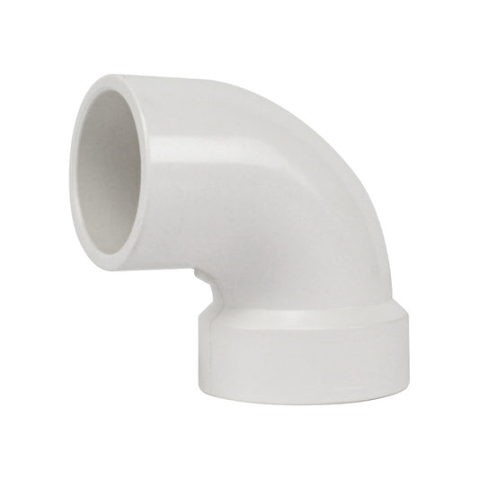 PVC Fitting 1/4 Elbow, Street (Hub x Socket)
