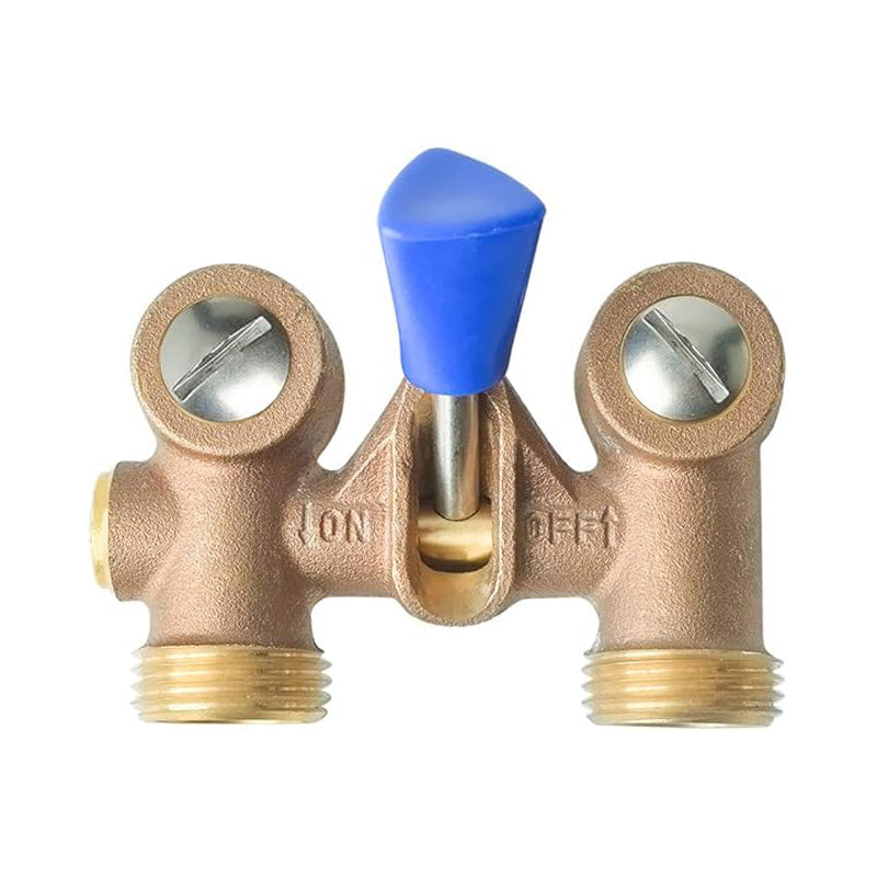 HYDRO MASTER Washing Machine Shut Off Valve，1/2" Male Pipe Thread × 3/4" Outlet Hose Thread.