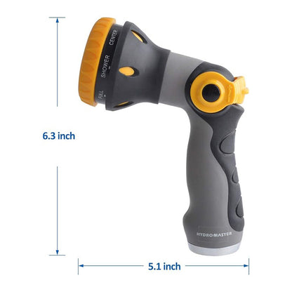 HYDRO MASTER Adjustable Water Gun, Garden Hose Nozzle and Spray Nozzle.