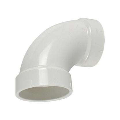 PVC DWV fitting 1/4 elbow (hub x hub)