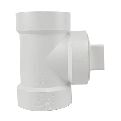 PVC Cleanout Tee w/ C.O Plug - watertech plumbing supply