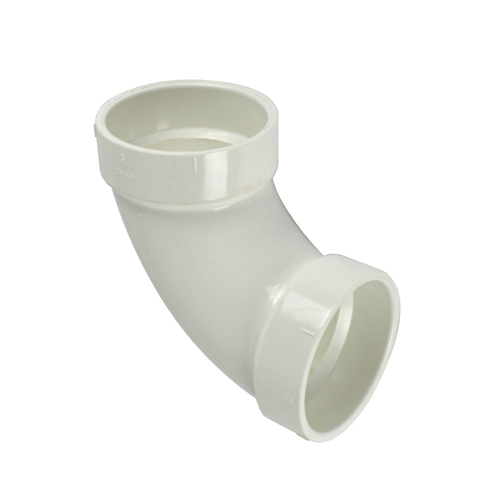 PVC DWV fitting 1/4 elbow (hub x hub)