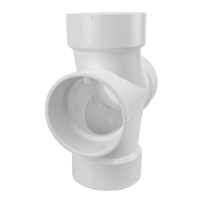 PVC Double Sanitary Tee - watertech plumbing supply